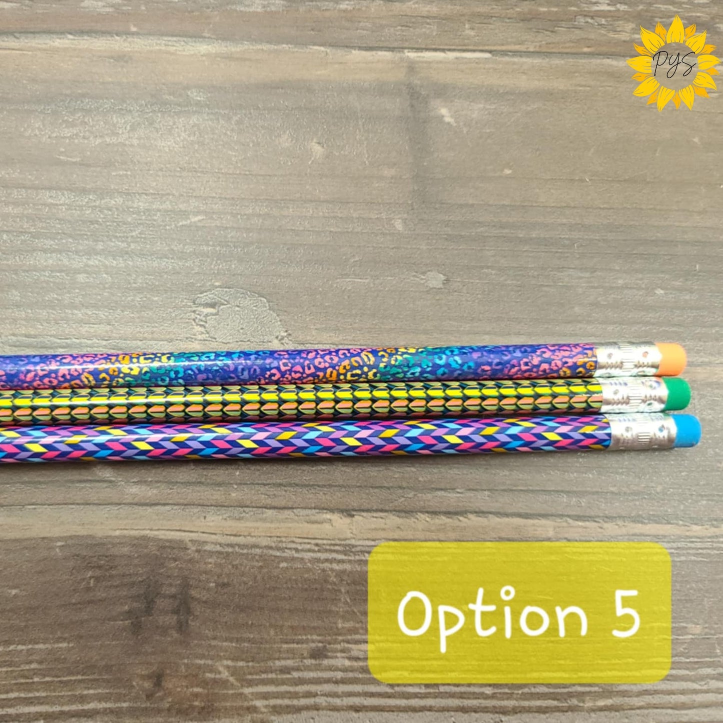 Personalized Pencils-Fun Designs (sets of 3)