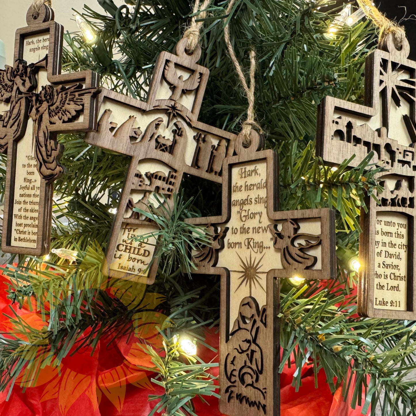 Nativity Cross Ornaments– Choose from 4 Designs