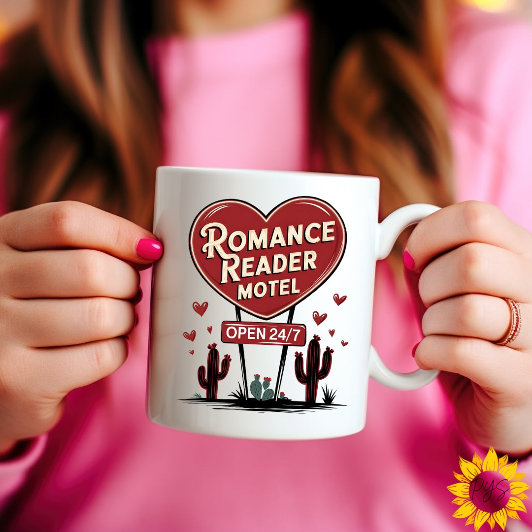 Romance Reader Motel Mug – 15oz of Steamy Sips