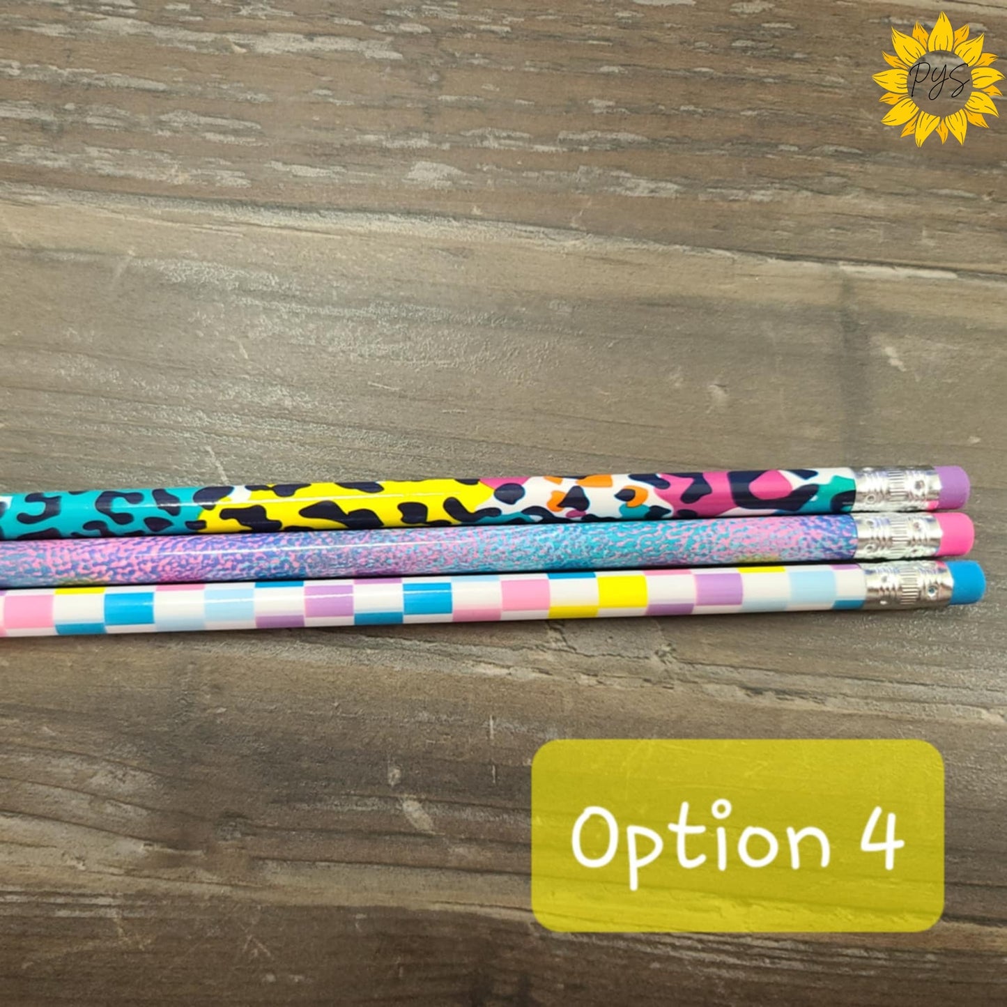 Personalized Pencils-Fun Designs (sets of 3)