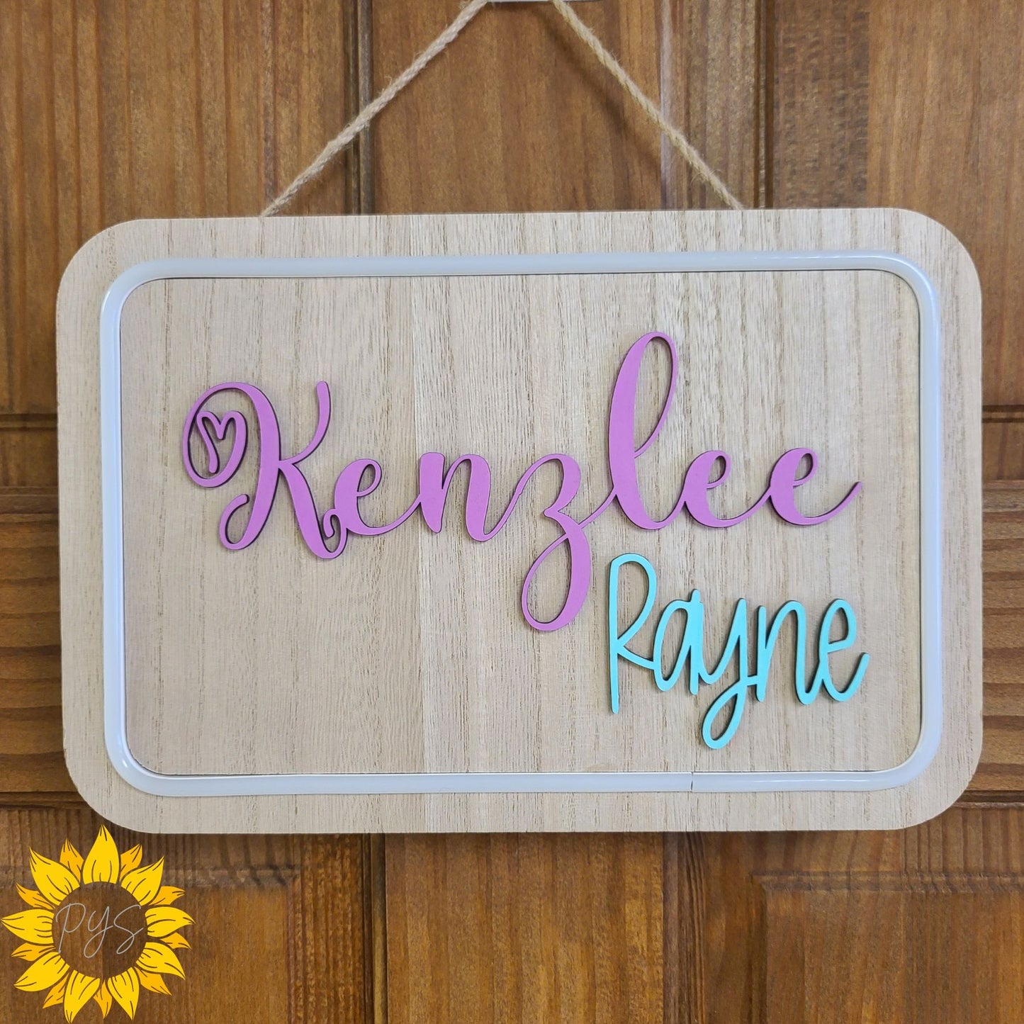 Custom LED Name Sign ✨ | Personalized Light-Up Wood Name Plaque | Kids Room / Nursery Decor