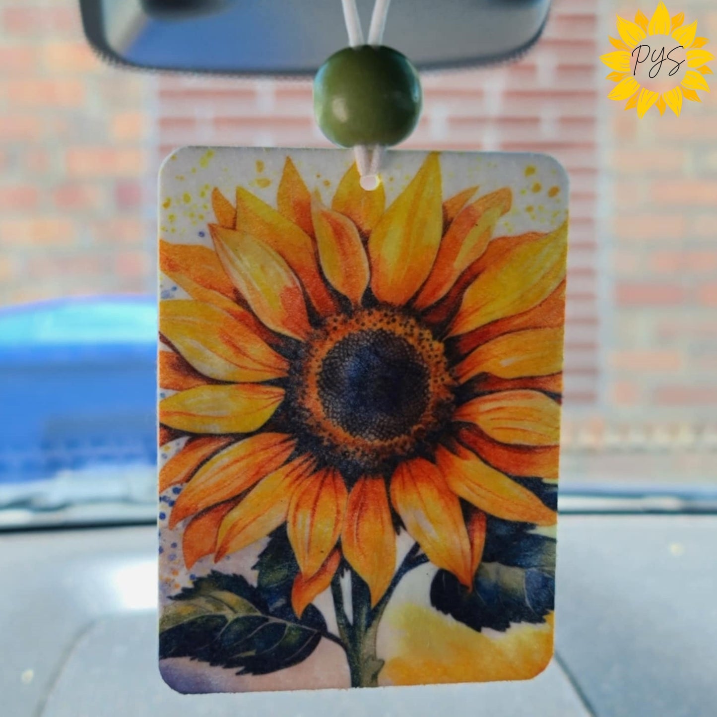 Sunflower Car Air Freshener