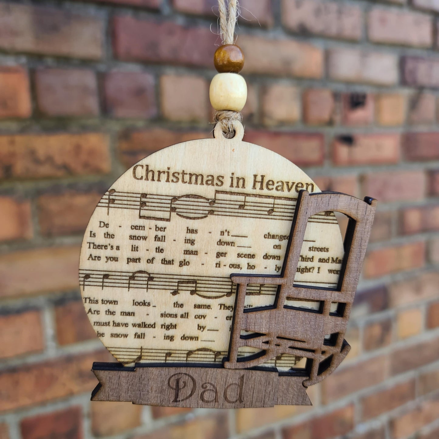 Personalized “Christmas in Heaven” Ornament