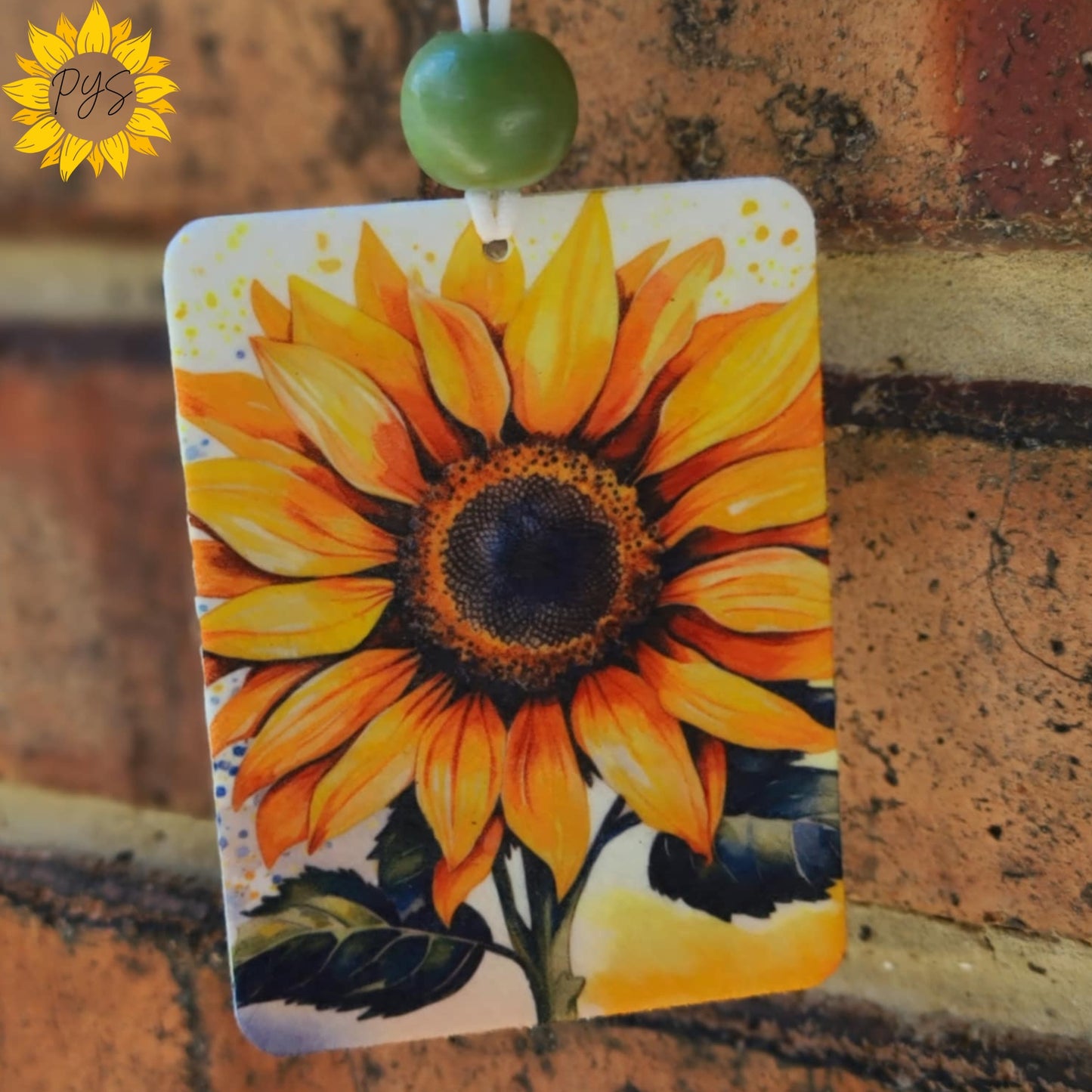 Sunflower Car Air Freshener