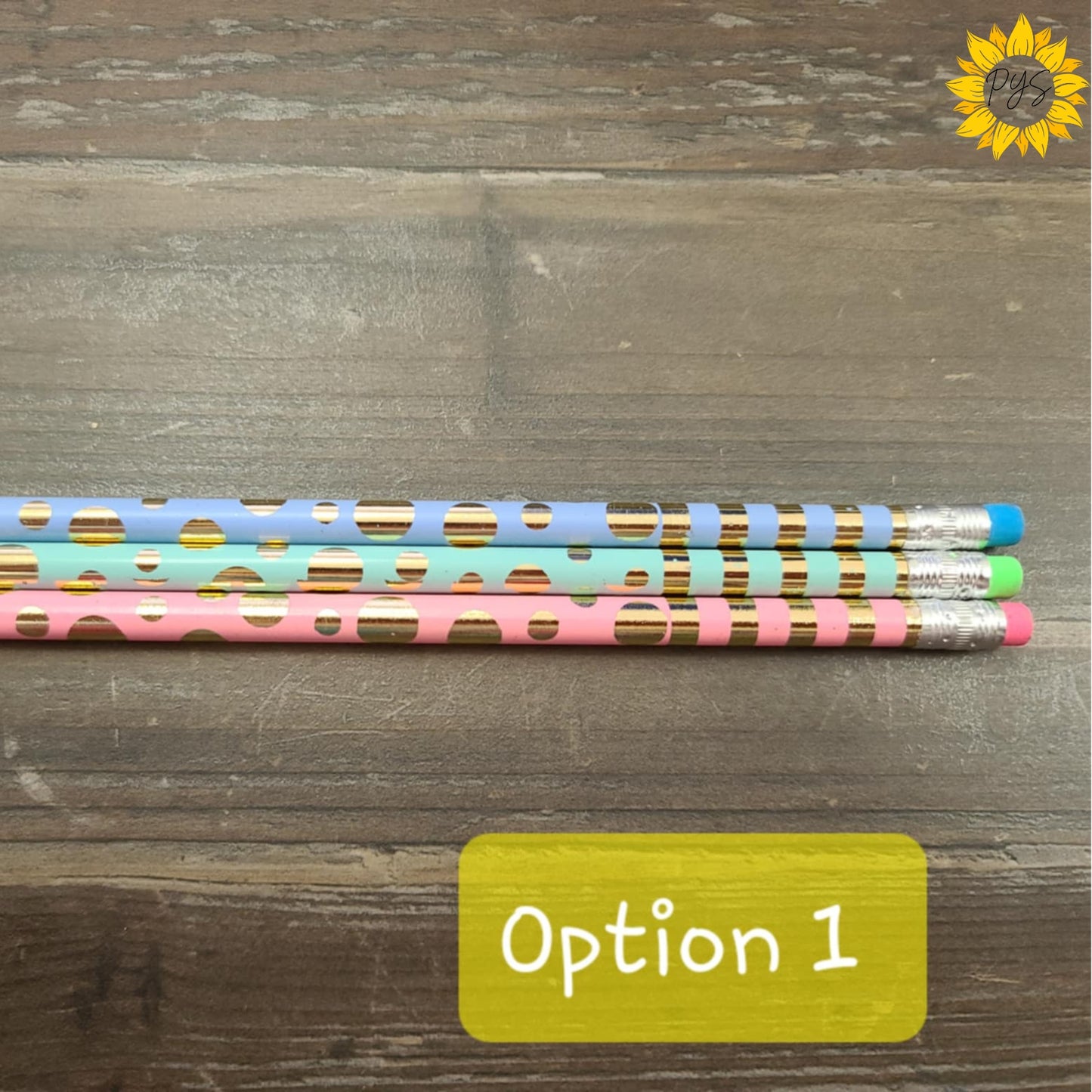Personalized Pencils-Fun Designs (sets of 3)