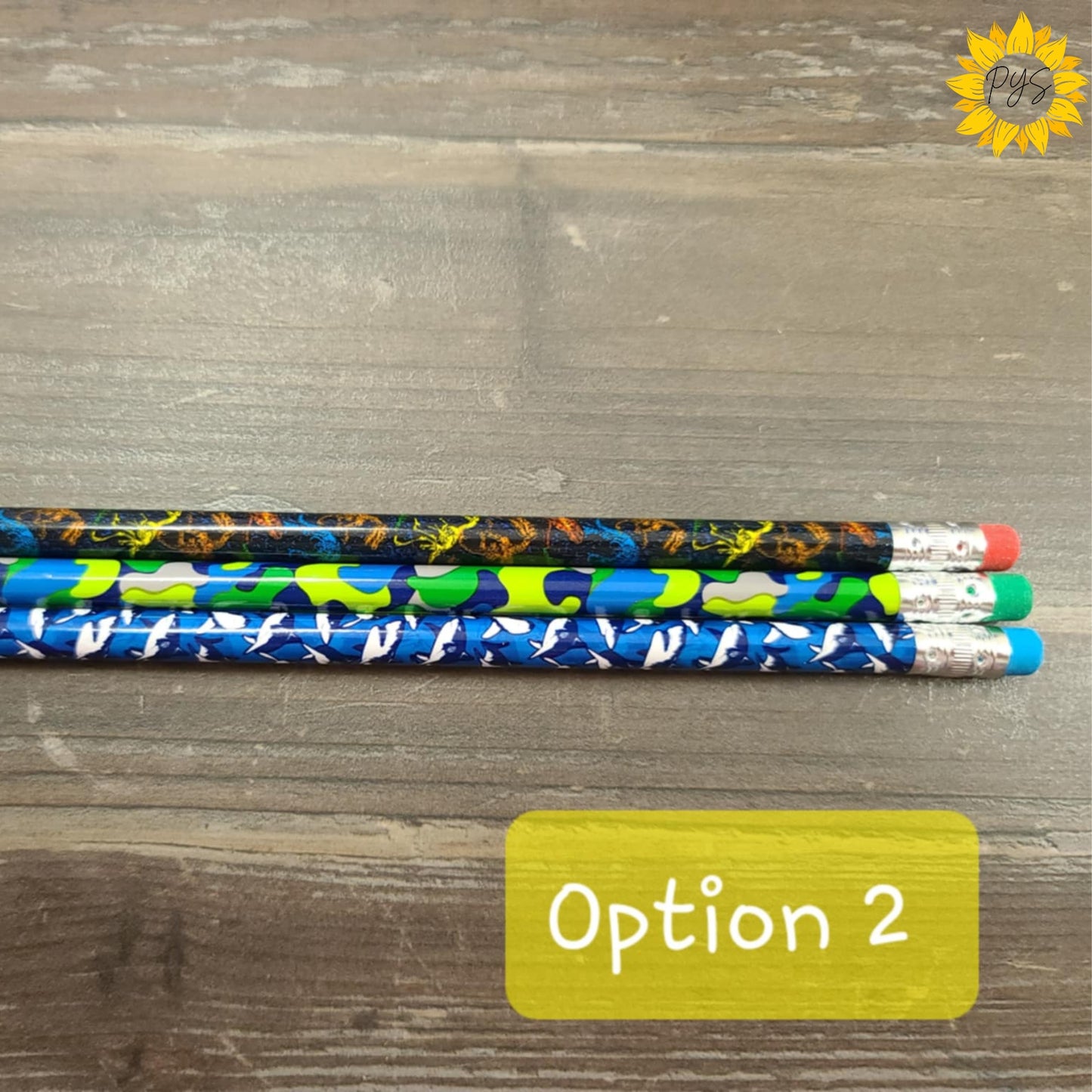 Personalized Pencils-Fun Designs (sets of 3)