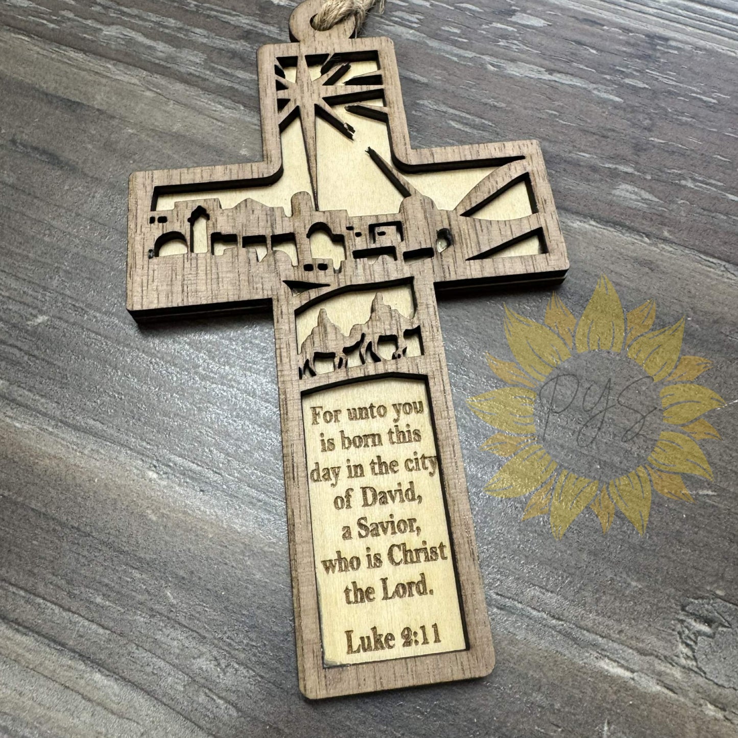 Nativity Cross Ornaments– Choose from 4 Designs