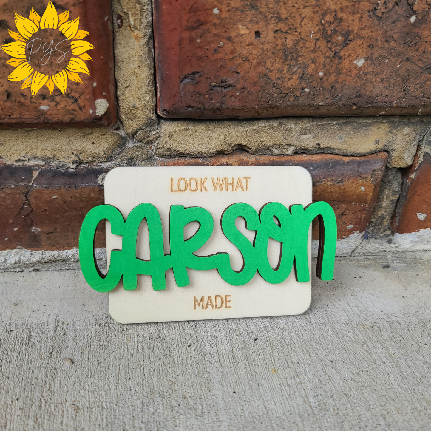 Personalized Kids Artwork Display Magnet