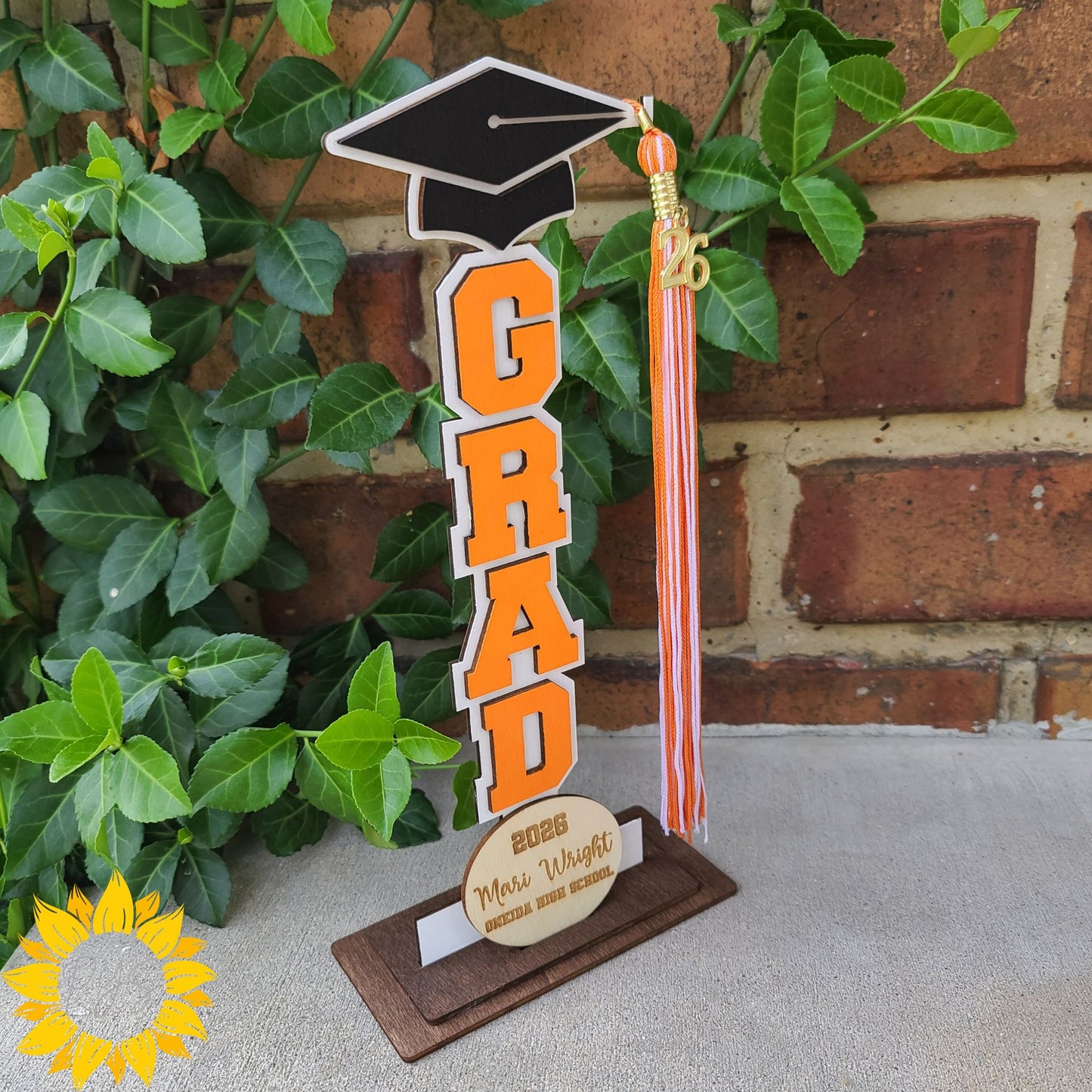 Graduation Tassel Holder 🎓 | Personalized Grad Keepsake | Custom School Colors | Class of 2026 Display
